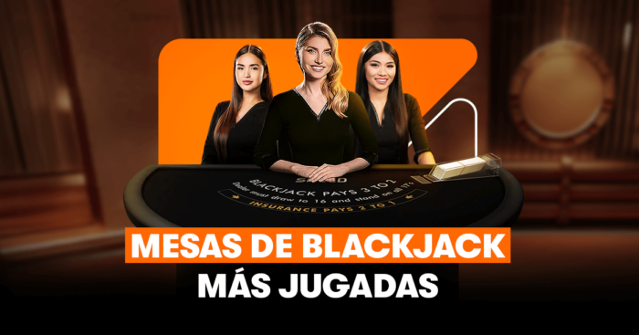 mesa de blackjack