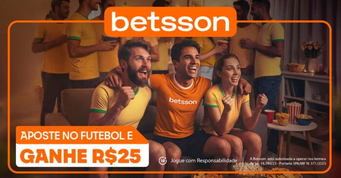 Aposte no futebol e ganhe 25 reais