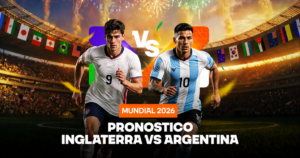 Pronóstico Inglaterra vs Argentina semi final del mundial 2026
